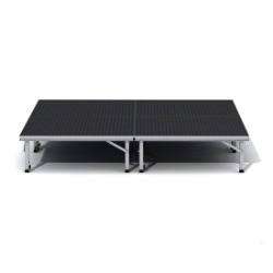 ProFlex Feather-Lite 8x8 Portable Stage 8x8, 8 x 8, adjustable height stage, small stage, indoor stage, outdoor stage, multi-height stage, proflex platform, proflex legs, 64 square feet, 64 feet