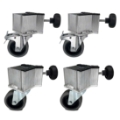ProFlex Casters for Mobile Stage/Drum Riser (4-Pack)