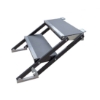 ProFlex 2-Step Adjustable Stairs for Stages 16"-24" Height (Handrail sold separately) portable stage steps, stairs