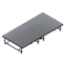 Staging 101 4'x8' Mobile Folding Stage, Adjustable Height (8"-24"), Carpet - FSFPCV2
