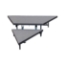 Staging 101 2-Tier Seated Riser Wedge/Stage Pie Section (48" Deep Tiers) - S2WS