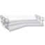 Staging 101 Side Guard Rail Package for 3-Tier Seated Risers - S3SGRAIL