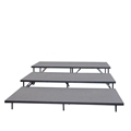 Staging 101 3-Tier 8' Wide Seated Riser Straight Section (48" Deep Tiers)