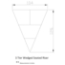 Staging 101 3-Tier Seated Riser Wedge/Stage Pie Section (48" Deep Tiers) - S3WS