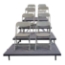 Staging 101 4-Tier 4' Wide Seated Riser Straight Section (48" Deep Tiers) - S4FT4SS