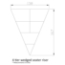 Staging 101 4-Tier Seated Riser Wedge/Stage Pie Section (48" Deep Tiers) - S4WS