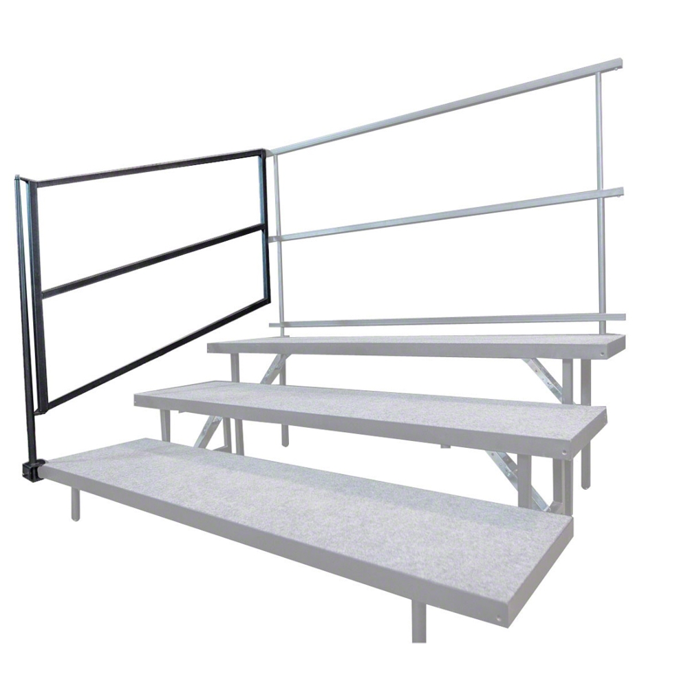 Staging 101 SCRSGRD Side Guard Rail for Choral Riser | StageDrop