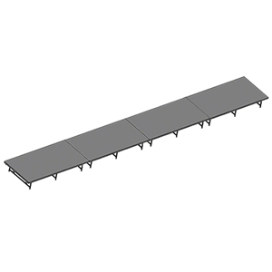 Staging 101 4x32 Stage System, 24"-32" High staging platform, stage deck, folding stage, 8x16, 16x8, 148 square feet, 4x32, 32x4,