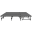 Staging 101 12'x12' Portable Stage, 24"-32" Adjustable Height - SDS14432