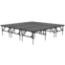 Staging 101 12'x12' Portable Stage, 24"-32" Adjustable Height - SDS14432