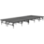 Staging 101 8'x20' Portable Stage, 16"-24" Adjustable Height - SDS16016