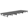 Staging 101 8'x24' Portable Stage, 16"-24" Adjustable Height 12x16, 16x12, 24x8, 8x24, 12 x 16, 8 x 24, 192 sqft, 192 square foot stage, dual height, adjustable height