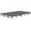 Staging 101 12'x20' Portable Stage, 16"-24" Adjustable Height - SDS24016