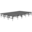 Staging 101 12'x20' Portable Stage, 24"-32" Adjustable Height - SDS24032
