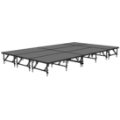 Staging 101 12'x20' Portable Stage, 24"-32" Adjustable Height