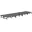 Staging 101 8'x32' Portable Stage, 24"-32" Adjustable Height - SDS25632-8x32