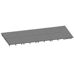 Staging 101 8x36 Stage System, 16"-24" High stage 101, staging 101 portable stage, 12x24, 24x12, 36x8, 8x36, 288 square feet, dual height, adjustable height
