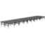 Staging 101 8'x40' Portable Stage, 24"-32" Adjustable Height - SDS32032-8x40