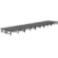 Staging 101 8'x40' Portable Stage, 24"-32" Adjustable Height - SDS32032-8x40