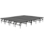 Staging 101 16'x20' Portable Stage, 24"-32" Adjustable Height - SDS32032