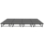 Staging 101 12'x16' Portable Stage with Wheels, 16"-24" High (4'x4' Units) - SDS44-19216