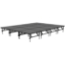 Staging 101 12'x16' Portable Stage with Wheels, 24"-32" High (4'x4' Units)  - SDS44-19232
