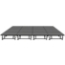 Staging 101 16'x16' Portable Stage with Wheels, 16"-24" High (4'x4' Units)  - SDS44-25616