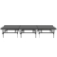 Staging 101 4'x12' Portable Stage with Wheels, 24"-32" High (4'x4' Units) - SDS44-4832CW