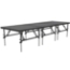 Staging 101 4'x12' Portable Stage with Wheels, 24"-32" High (4'x4' Units) - SDS44-4832CW