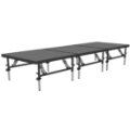 Staging 101 4'x12' Portable Stage with Wheels, 24"-32" High (4'x4' Units)