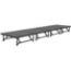 Staging 101 4'x16' Portable Stage with Wheels, 16"-24" High (4'x4' Units)  - SDS44-6416-4X16