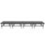 Staging 101 4'x16' Portable Stage with Wheels, 24"-32" High (4'x4' Units) - SDS44-6432-4X16
