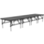 Staging 101 4'x16' Portable Stage with Wheels, 24"-32" High (4'x4' Units) - SDS44-6432-4X16