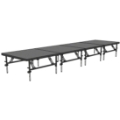 Staging 101 4'x16' Portable Stage with Wheels, 24"-32" High (4'x4' Units)