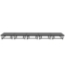 Staging 101 4'x20' Portable Stage with Wheels, 16"-24" High (4'x4' Units) - SDS44-8016