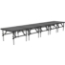 Staging 101 4'x20' Portable Stage with Wheels, 24"-32" High (4'x4' Units) - SDS44-8032