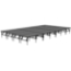 Staging 101 16'x28' Portable Stage, 24"-32" Adjustable Height - SDS44832