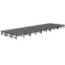 Staging 101 12'x40' Portable Stage, 24"-32" Adjustable Height - SDS48032-12X40
