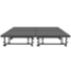 Staging 101 8'x8' Portable Stage with Wheels, 16"-24" High (4'x4' Units) - SDS44-6416-8X8