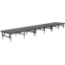 Staging 101 4'x24' Portable Stage, 16"-24" Adjustable Height - SDS9616-4X24