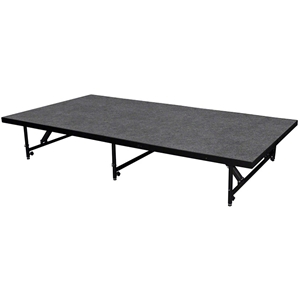 Staging 101 4x8 Stage Panel, 16"-24" High portable staging platform, stage deck, dual height, adjustable height