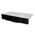 Staging 101 8'x32" Black Stage Skirt w/Clips