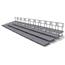 Staging 101 4-Tier Straight Seated Riser System - 40' Long (fits 80 Chairs) - SSSSS-4SR