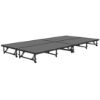 Staging 101 8'x16' Portable Stage, 16"-24" Adjustable Height 8x16, 16x8, 8 x 16, 128 sqft, 128 square foot stage, staging platform, stage deck, dual height, adjustable height, 4x32, 32x4, 4 x 32, 32 x 4
