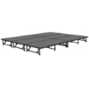 Staging 101 12'x16' Portable Stage, 16"-24" Adjustable Height stage 101, staging 101 portable stage, 12x16, 16x12, 24x8, 8x24, 192 square feet, dual height, adjustable height