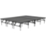 Staging 101 12'x16' Portable Stage, 24"-32" Adjustable Height - STAGE19232