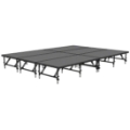 Staging 101 12'x16' Portable Stage, 24"-32" Adjustable Height