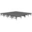 Staging 101 16'x16' Portable Stage, 16"-24" Adjustable Height - STAGE25616