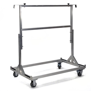 Staging 101 Straight Seated Riser Trolley storage, dolly, handtruck, rolling cart, casters, road cart, transport