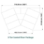 Staging 101 3-Tier Seated Riser System - 24' Long (fits 36 Chairs) - SWS-3SR